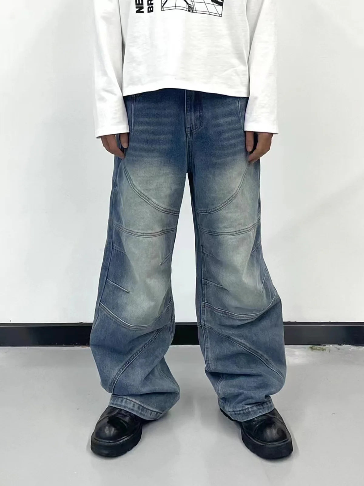 "symmetrical" denim jean